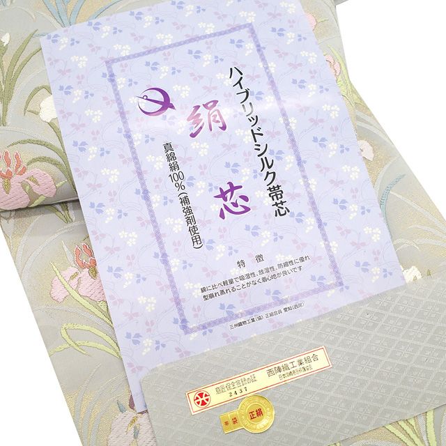 新古品】 袋帯 フォーマル 未使用 唐織 正絹 京都 西陣 かみ山 花詩集