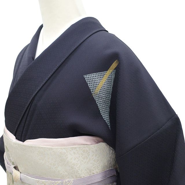 新古品】 訪問着 着物 未使用 フォーマル 正絹 袷 手刺繍 金彩加工 手