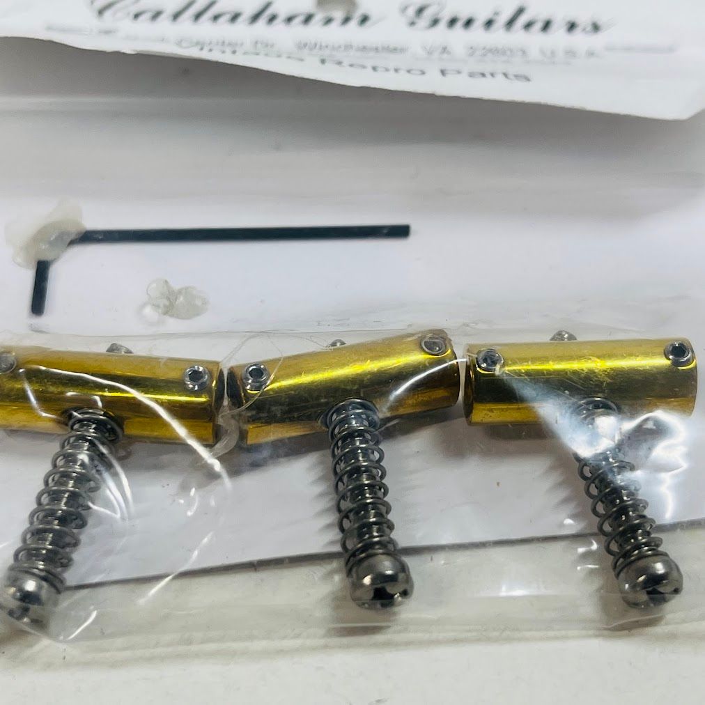 カラハム Callaham Tele サドル Callaham Telecaster Saddle Set