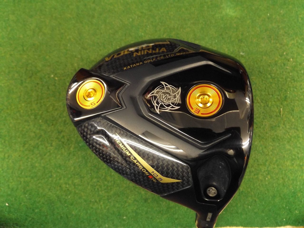 1223 VOLTiO NINJA PREMIUM CARBON Ⅱ Hi 10.5° カーボン R カバー有 高反発モデル ボルティオ ニンジャ ドライバー ゴルフクラブ.994415
