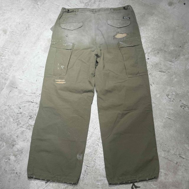 SAPEur M-65 RE:MAKE CARGO PANTS XLサイズ サプール ヴィンテージ加工