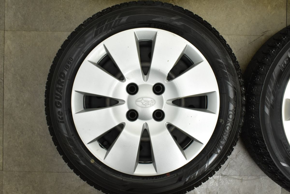 バリ溝 スバル ステラ スチール 14 in 4 5 J 45 ヨコハマ アイスガードiG 60 プレオ プラス R 1 2 シフォン ルクラ カスタム
