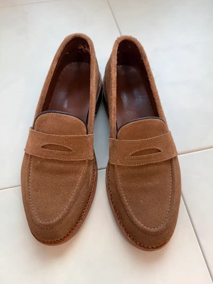 リーネック スウェード ペニーローファー 270 9
