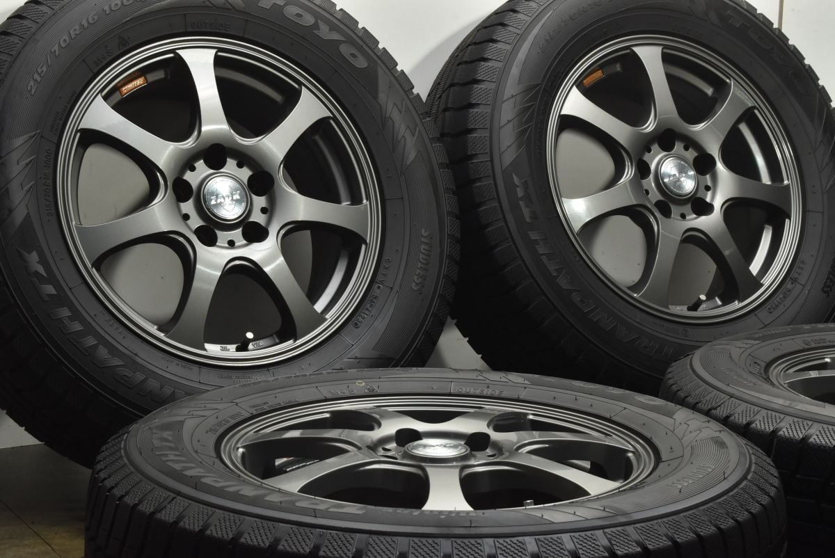 バリ溝 ZACK 16 in 6 5 J 38 PCD 114 3 トーヨー ウィンタートランパスTX 215 70 R 15 T 30エクストレイル ボンゴフレンディ RD CR V