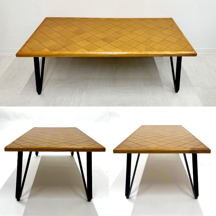 BF最終価格｜12/1まで【送料無料】センターテーブル 天然木 アイアン