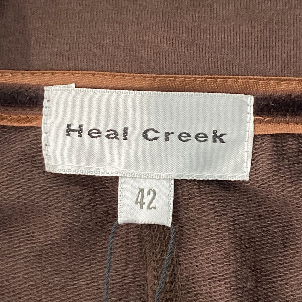 サイズ：42 HEAL CREEK ヒールクリーク 長袖 ジップジャケット ベロア