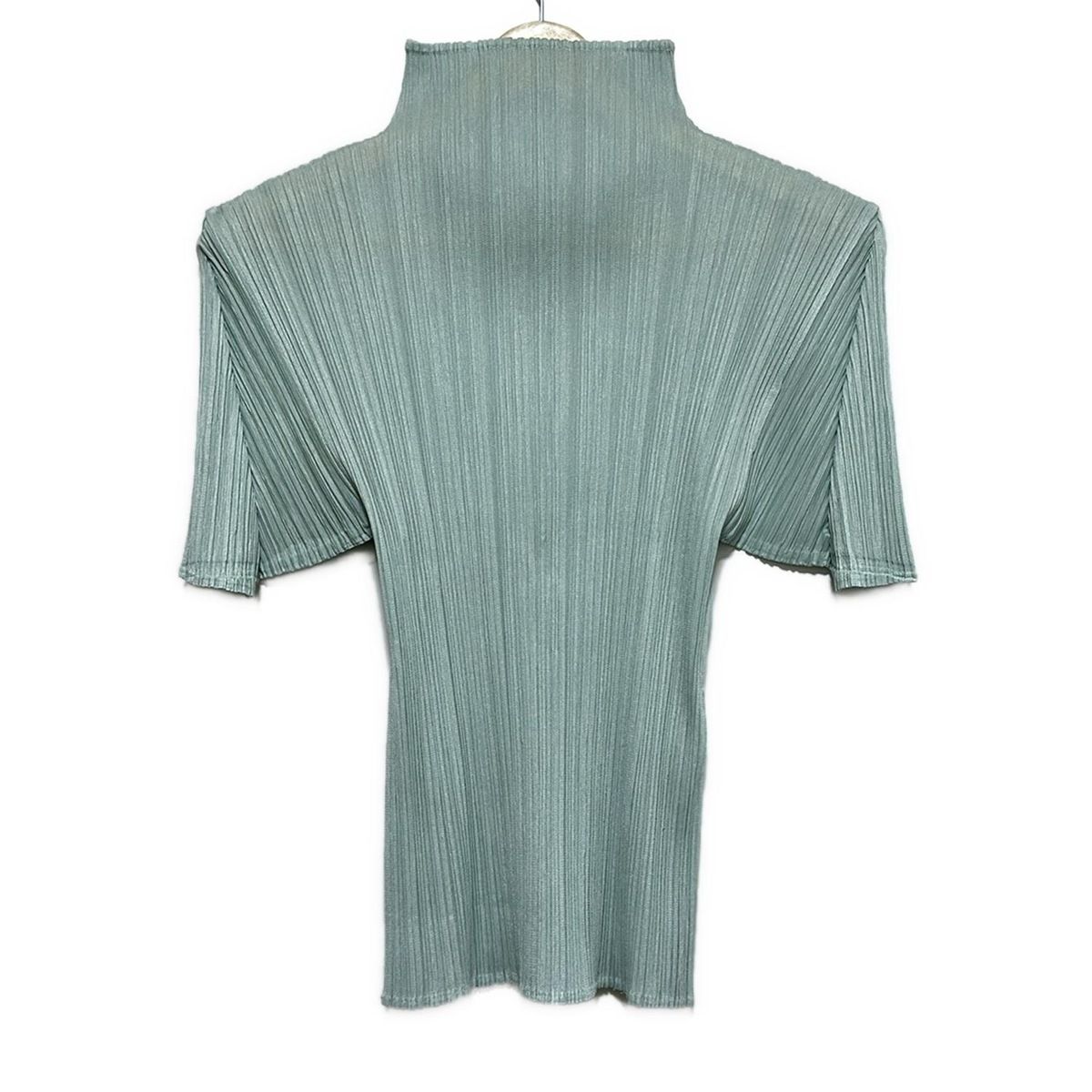 PLEATS PLEASE カットソー【サイズ3 L相当】【グリーン】 PLEATS PLEASE(プリーツプリーズ) 半袖カットソー サイズ3 L