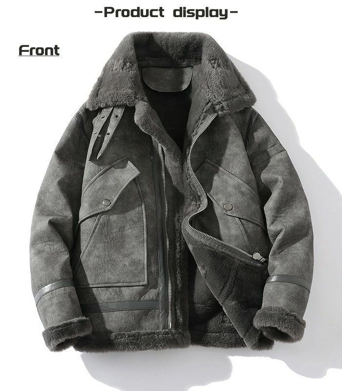 ムートンジャケット 裏ボア ショートコート メンズジャケット スタンドカラージャケット スエード生地 ライダースジャケット 厚地 カジュア