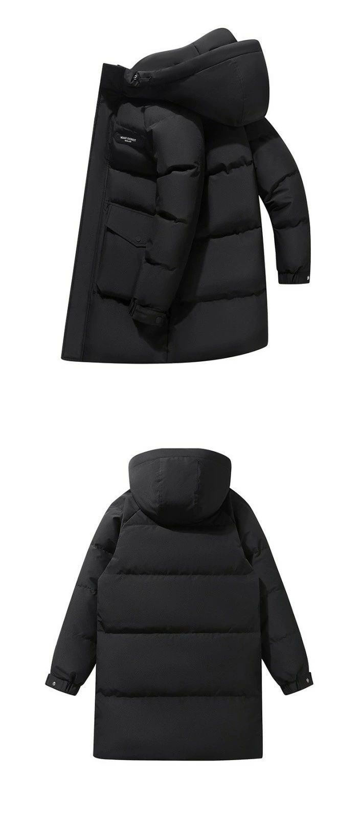 メンズミドル丈コート