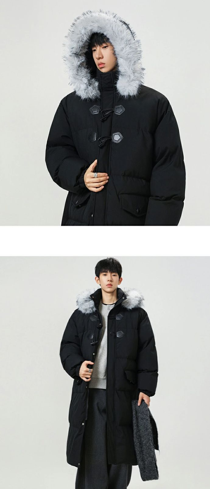 ミドル丈コート