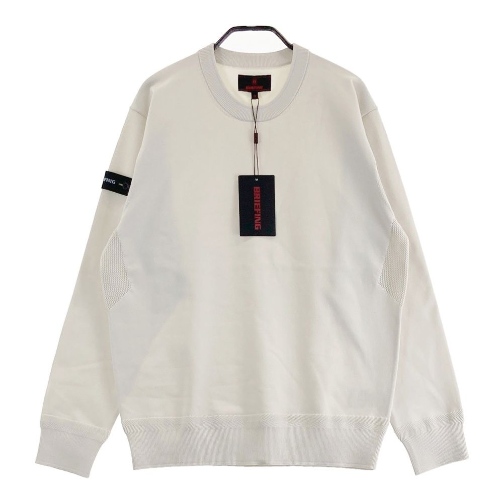 サイズ M GOLF ブリーフィング モデル ニットセーター ベージュ系 ゴルフウェア メンズ ストスト