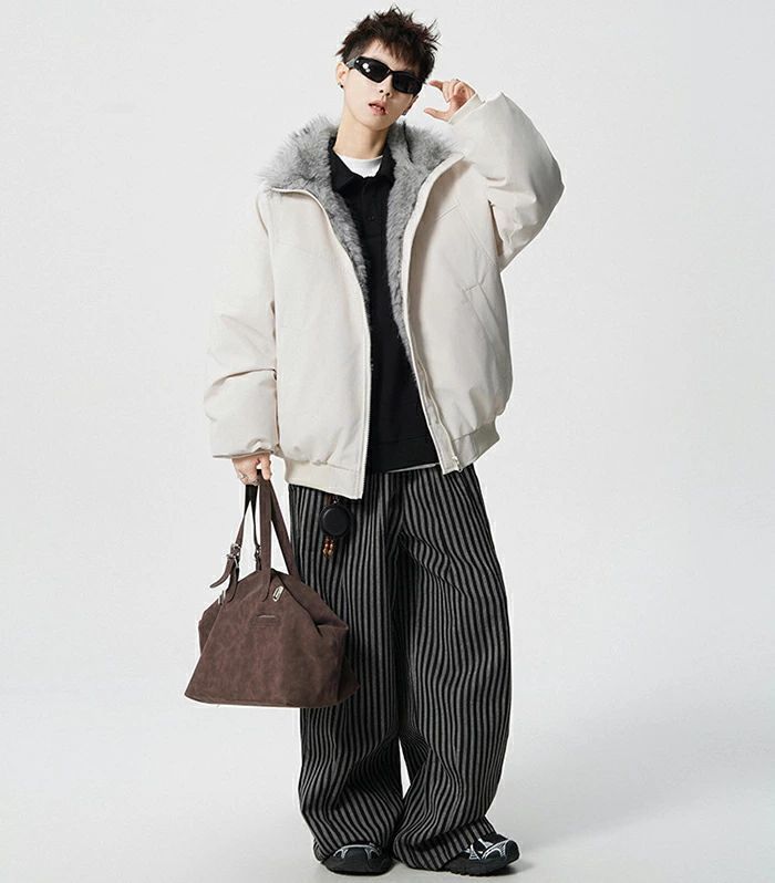  中綿ジャケット ショートコート ライダースジャケット ファーコート メンズジャケット 厚手 暖かい 毛皮コート 機車服 冬 アウター カジュ コート ジャケット ファッション