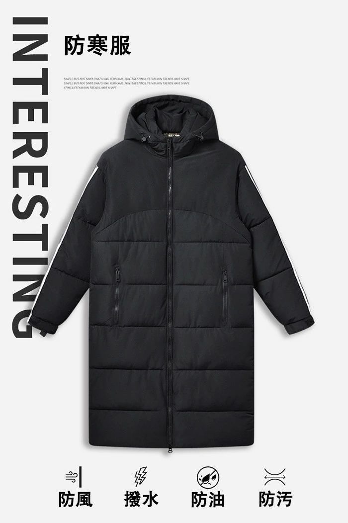 中綿コート 冬 アウター ミドル丈 コート メンズ フード付き カジュアルコート 男性 ジップアップパーカー 厚手 旅行 通勤 通学 無地 撥水