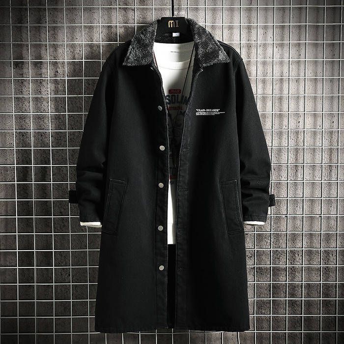 デニムコート ムートンコート 裏ボア メンズコート ミドル丈コート 厚手 カジュアルコート ジージャン 厚地 デニムジャケット Gジャン 裏起