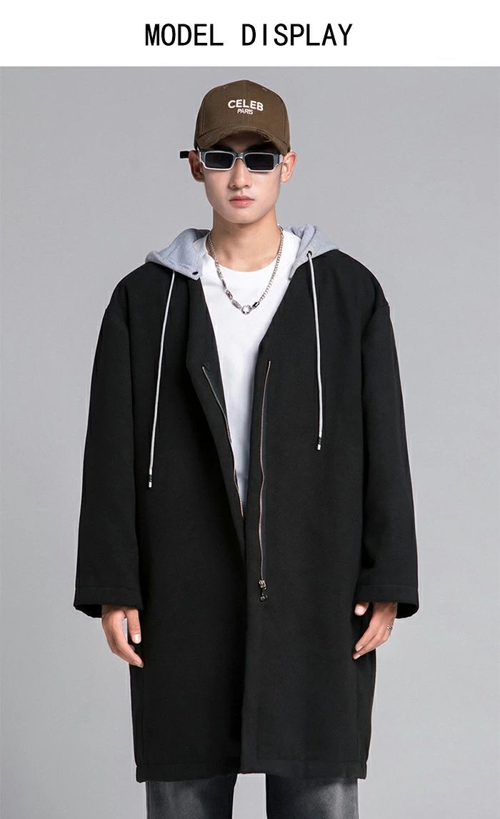 メンズコート ミドル丈コート