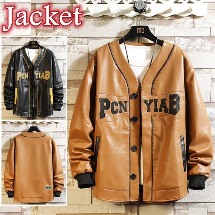 レザージャケット ショートコート メンズジャケット PU革 ライダースジャケット ユニセックス カジュアルジャケット 革ジャケット カップル