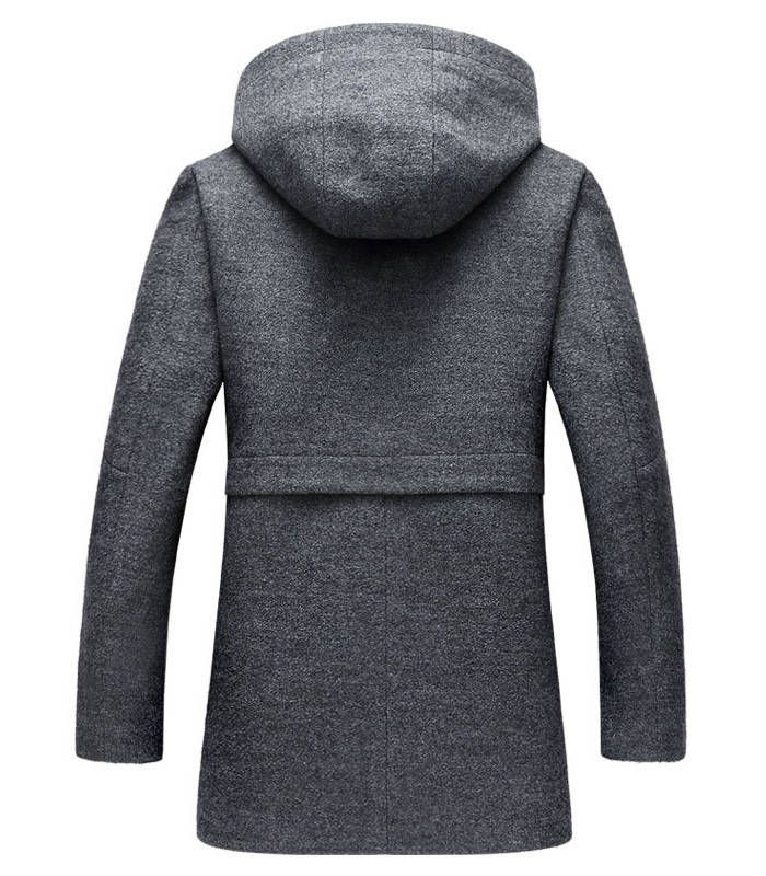 フード付きコート 厚手