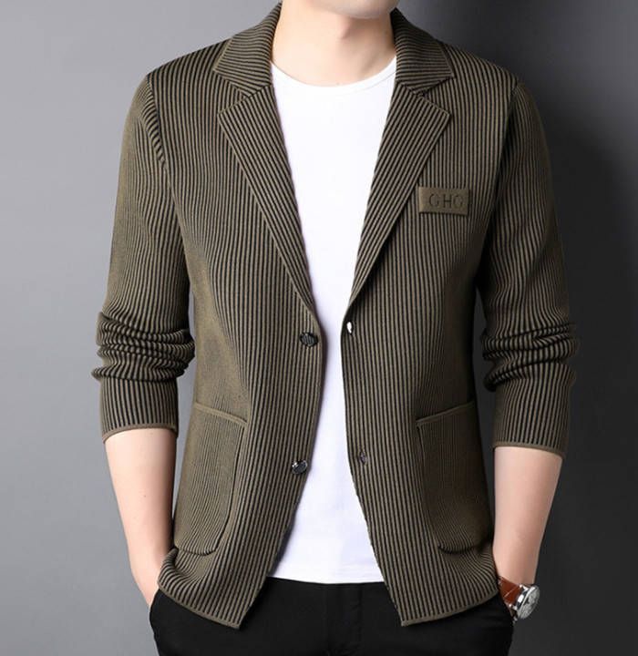 セーター ストライプ柄