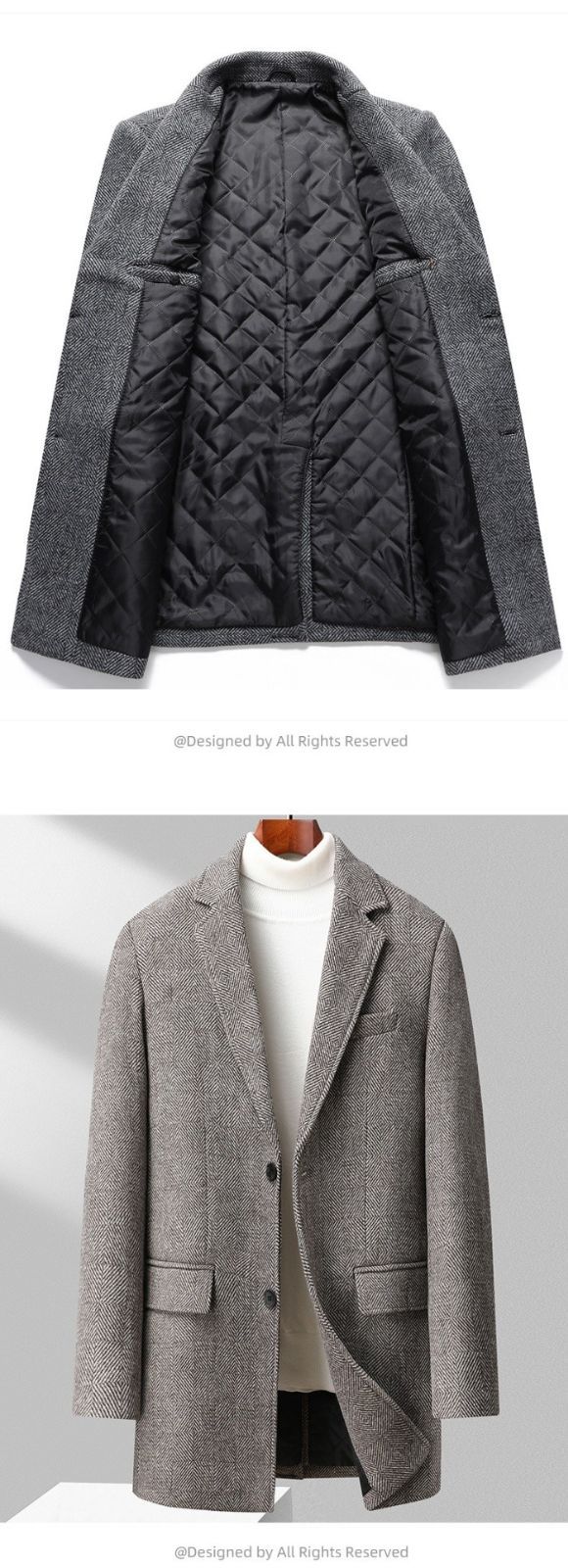  中綿入り コート メンズ チェスターコート ウール混 メルトンコート チェック柄 ダッフルコート テーラード ミドル丈コート ビジネスコート コート ジャケット ファッション