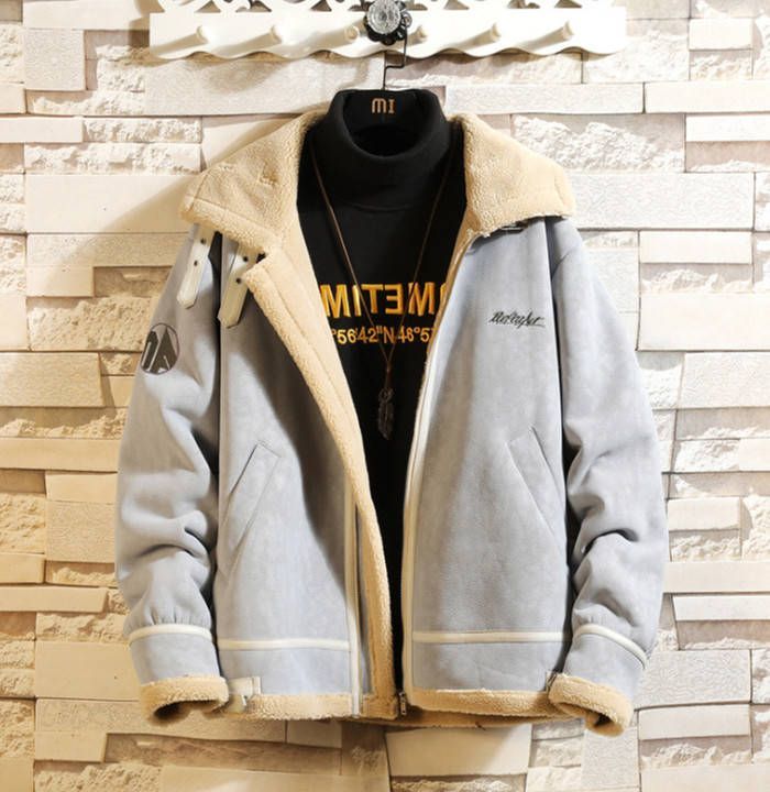ムートンジャケット 裏ボア ショートコート メンズジャケット スタンド ジャケット 立ち襟 ライダースジャケット 厚地 カジュアルジャ