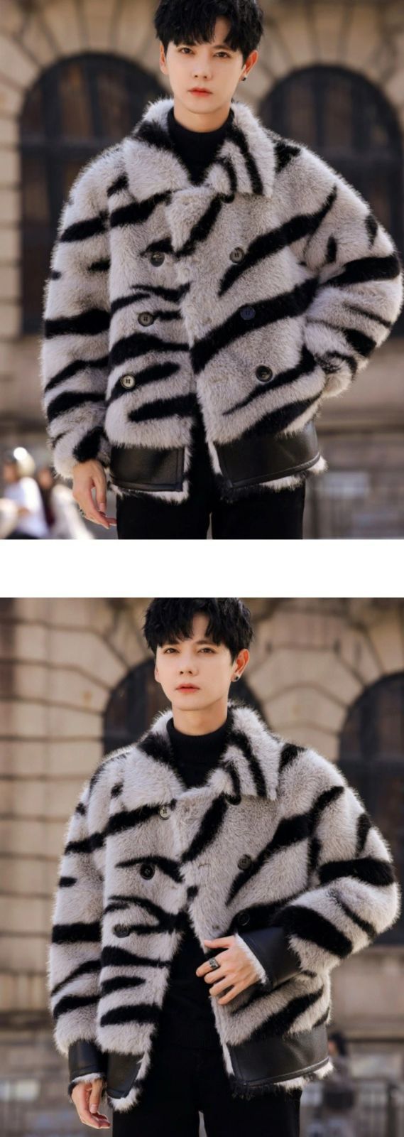 毛皮コート メンズコート
