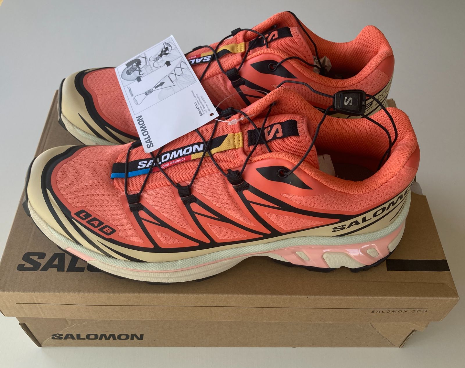 SALOMON XT 6 27 5 cm US 9 Living Coral