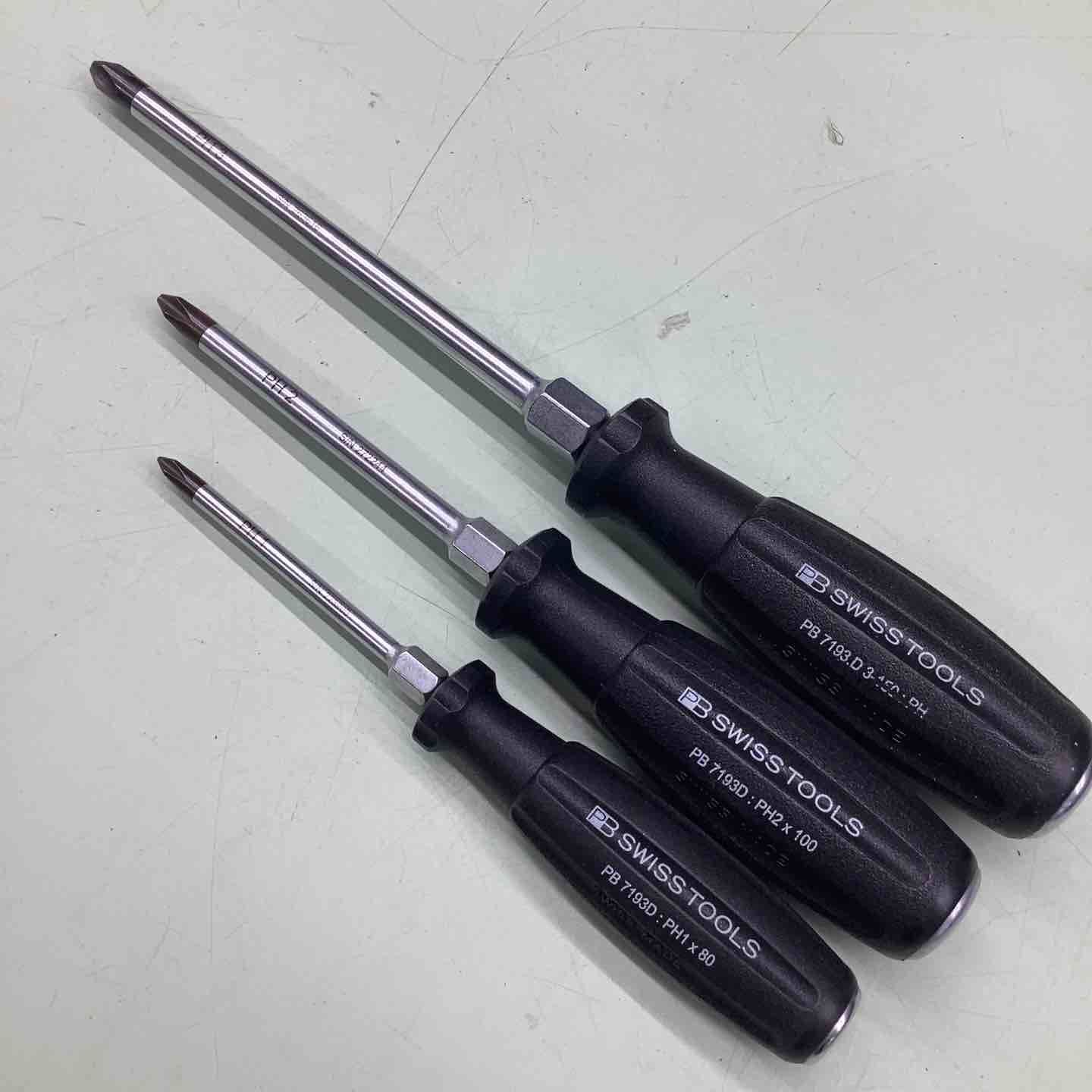 PBスイスツール PB SWISS TOOLS ドライバー プラス マイナス ホースプラッカー 7本 セット