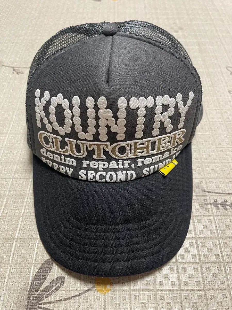 キャピタル カントリー パール トラッカーキャップ グレー ブラック