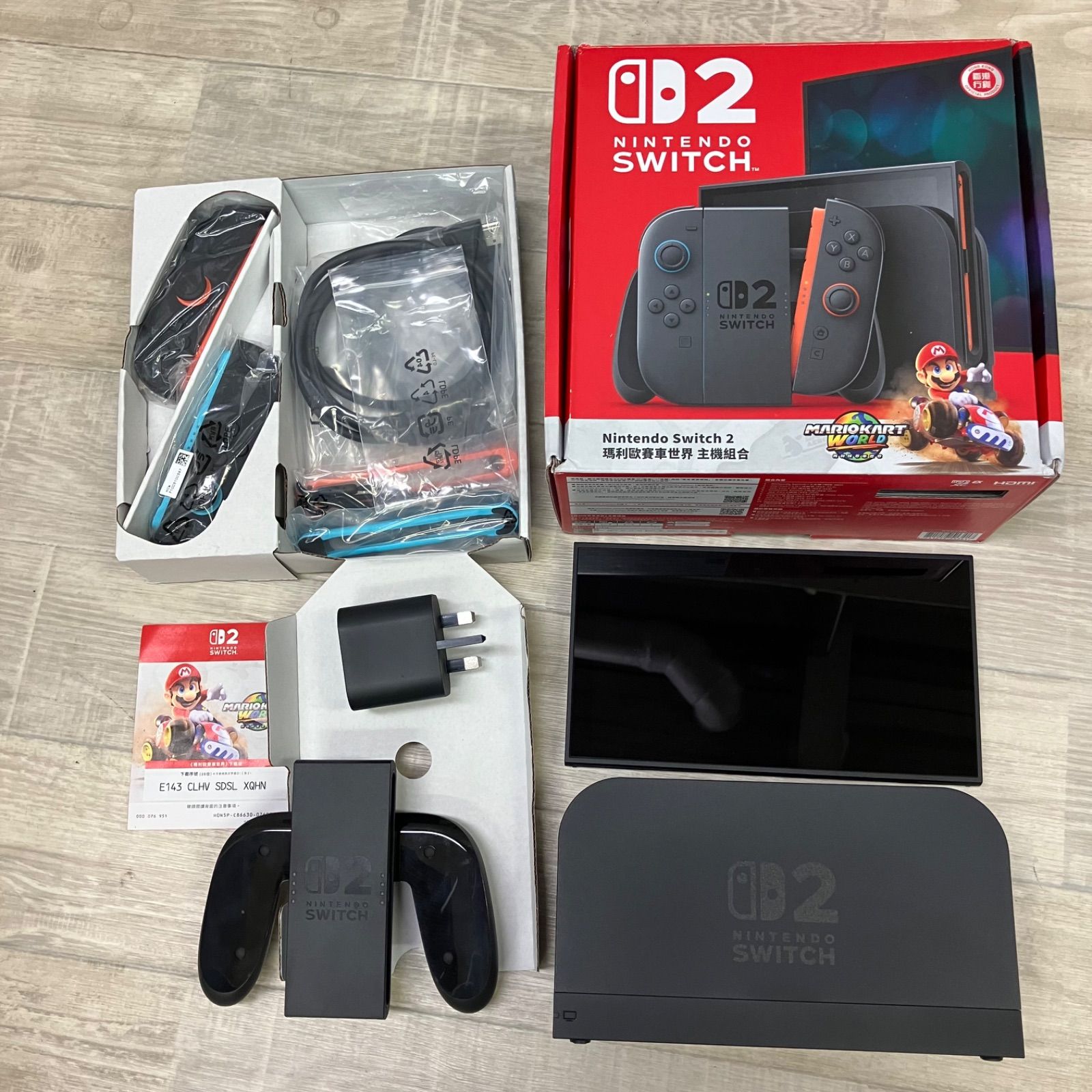Nintendo Switch 2 本体 香港版 マリオカート 多言語対応 c 634 58 f