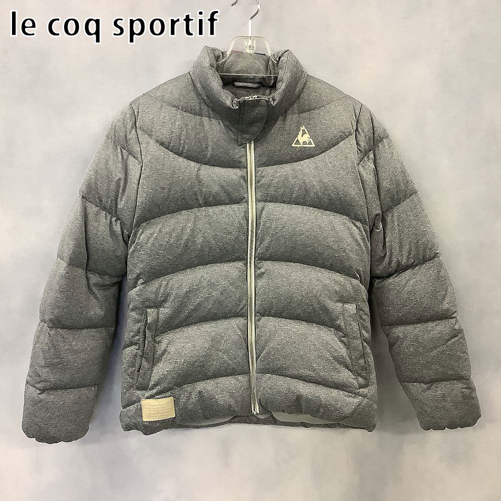 ルコックスポルティフ ゴルフ ダウンジャケット ライトグレー le coq sportif ルコックスポルティフ ダウンジャケット - メルカリ