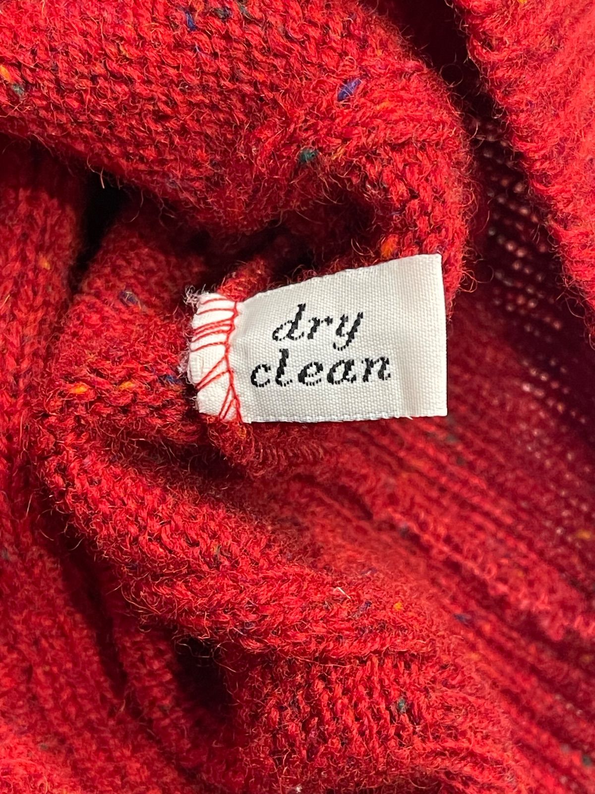 70s USA製 / PENDLETON 】 ペンドルトン ウール ニット セーター 赤