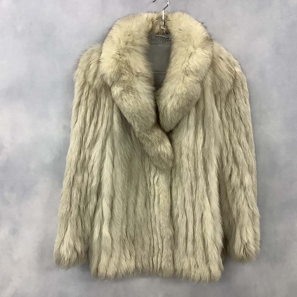 SAGA FOX サガフォックス 毛皮コート 銀サガ - メルカリ