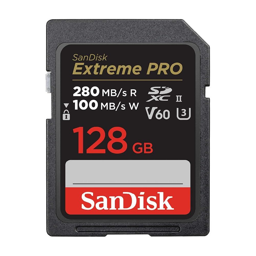 サンディスク SanDisk SDカード 128 GB SDXC Class 10 UHS-II V 60 読取最大280 MB sExtreme PRO SDSDXEP-128 G-GHJIN