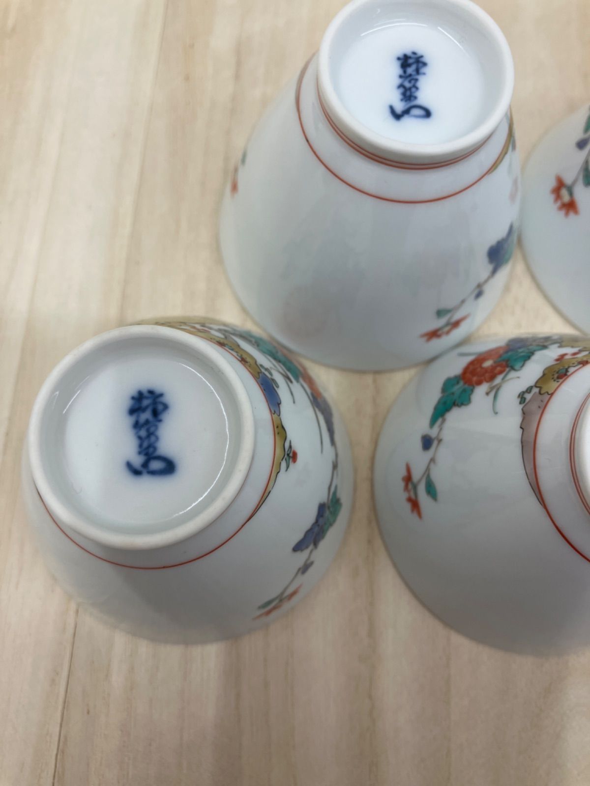 菊鳥文 急須セット