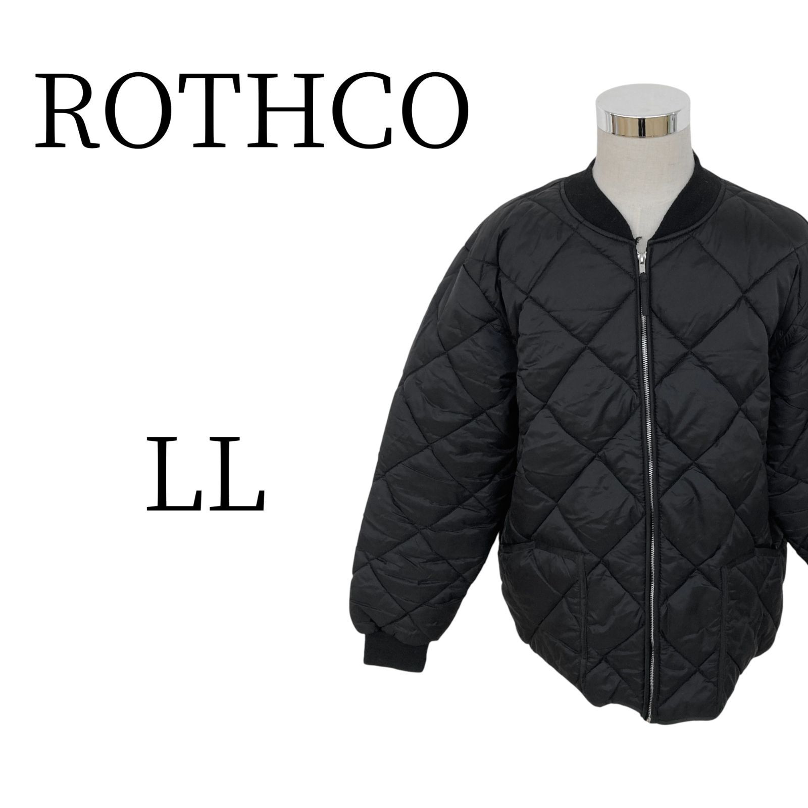 ROTHCO ロスコ ブラック キルティングジャケット XL LL HMR 086 12