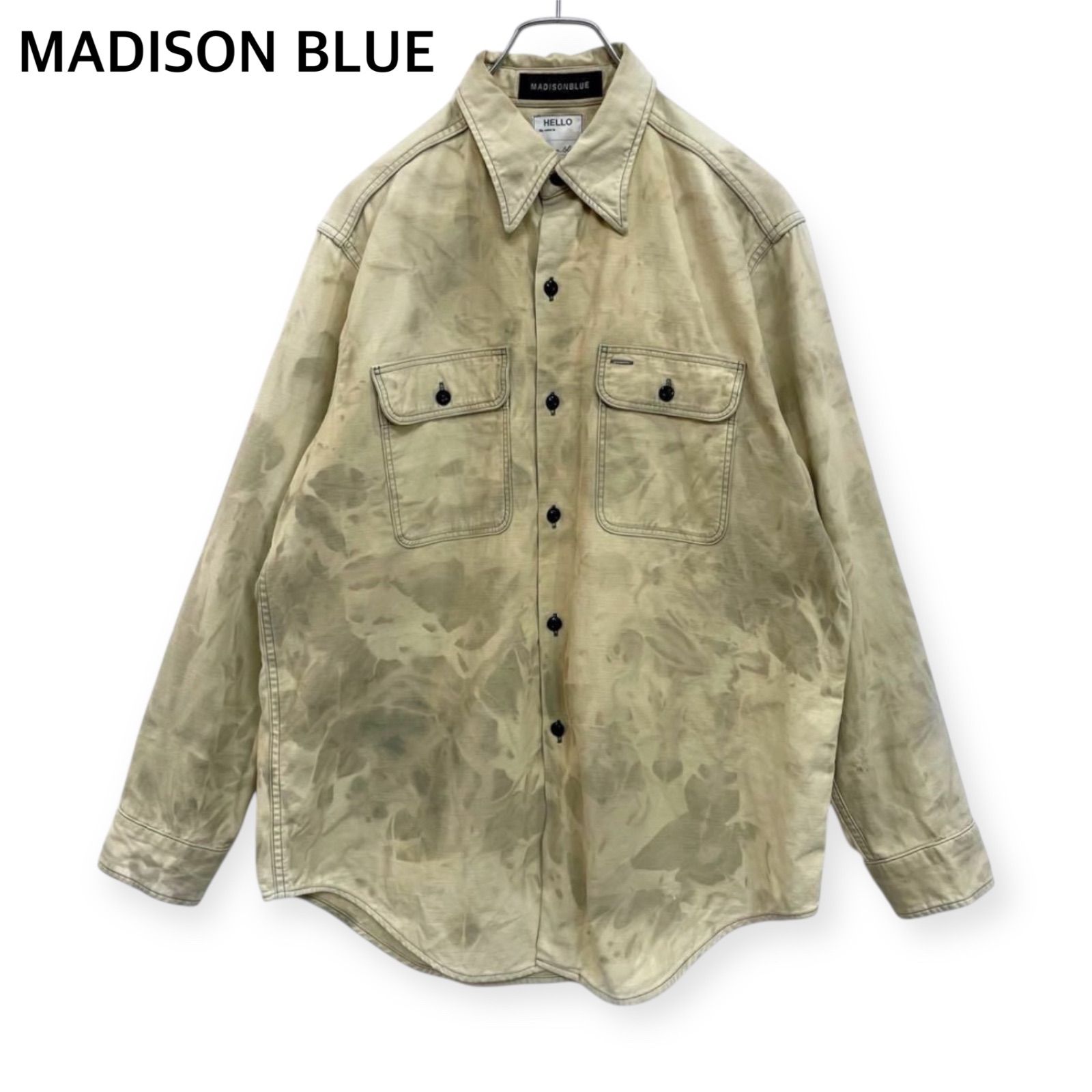 マディソンブルー MADISON BLUE ハンプトン ワークシャツ ワンポイント