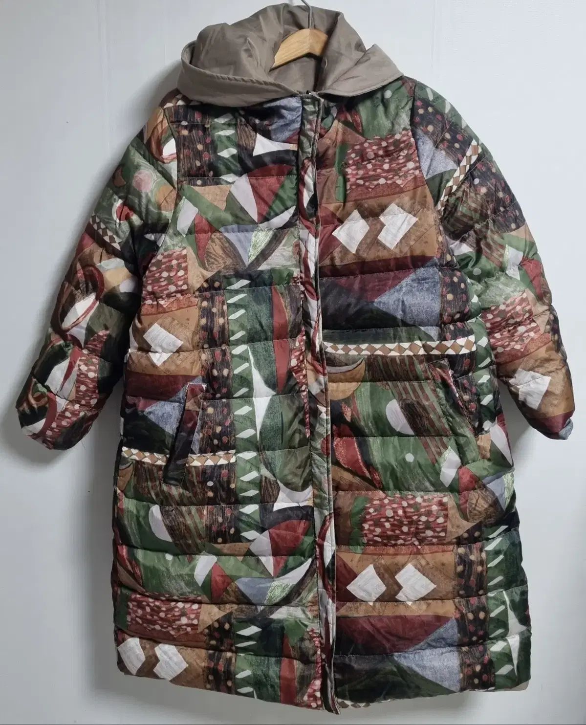 99) 新疆式 リバーシブル ロング グースダウン ダウン