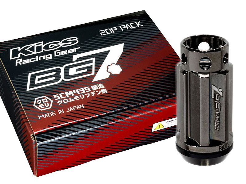 KYO EI キックス BG 7 ホイールナット キャップレス M 12 P 1 5 or 25 グロリアスブラック