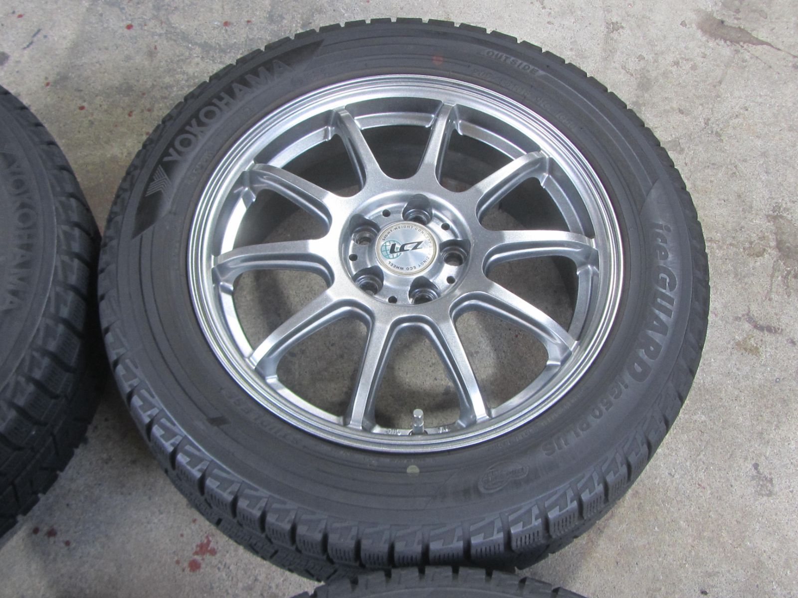  大 205 55 R 16 スタッドレス ヨコハマ アイスガード IG 50 plus GR 86 カローラスポーツ Will VS ヴォルツなど 16インチ タイヤ ホイールセット