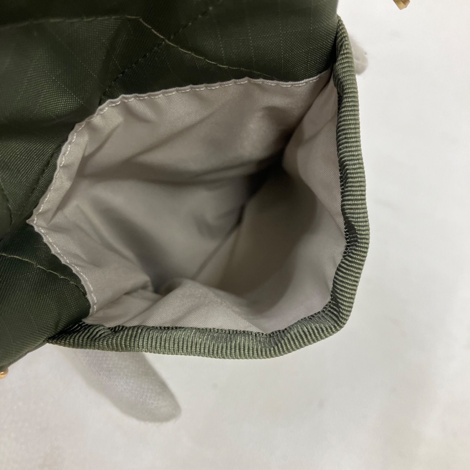 6618 LeSportsac レスポートサック ダークオリーブチェーンキルト 