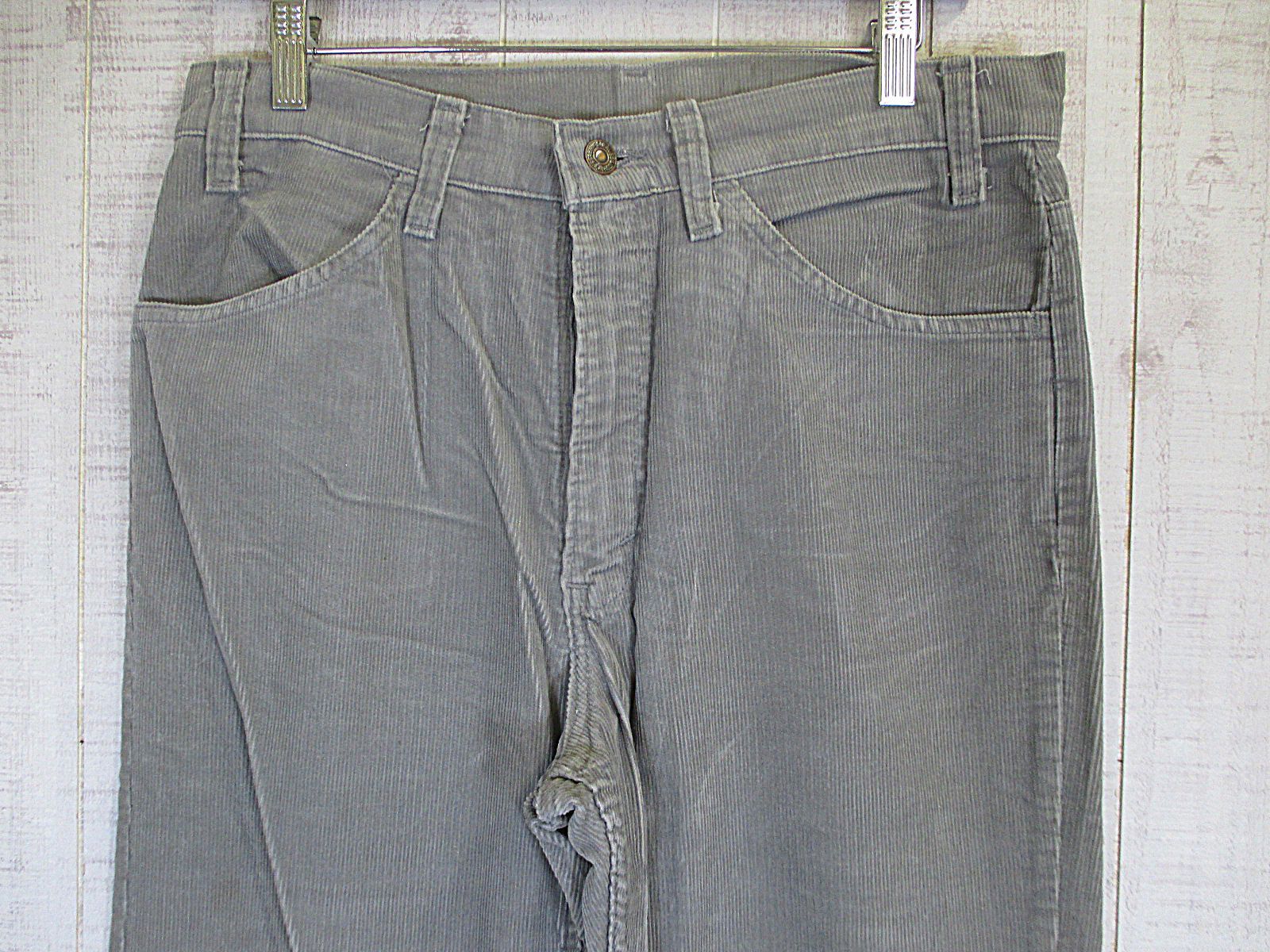 80 s ヴィンテージ Levi リーバイス コーデュロイパンツ 515 W 32 xL グレー 427