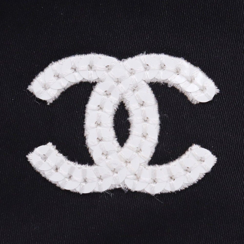 CHANEL ココマーク リバーシブル バケットハット Lサイズ ブラック