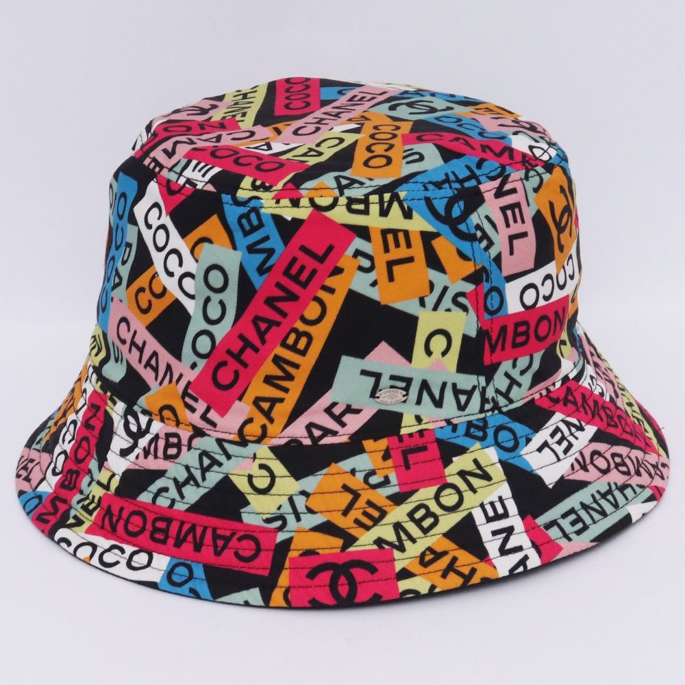 CHANEL ココマーク リバーシブル バケットハット Lサイズ ブラック