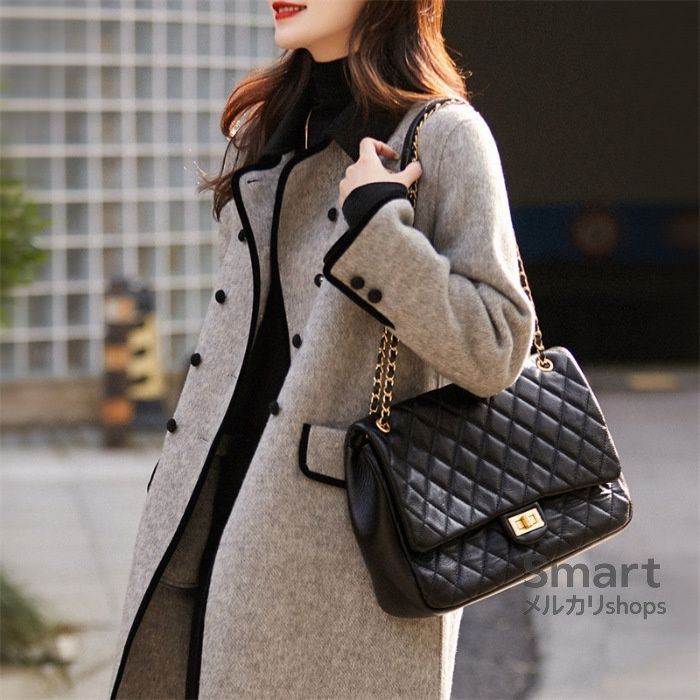 コート レディース ウール 羊毛混 ロング 小柄 早秋 冬服 高級感 上品