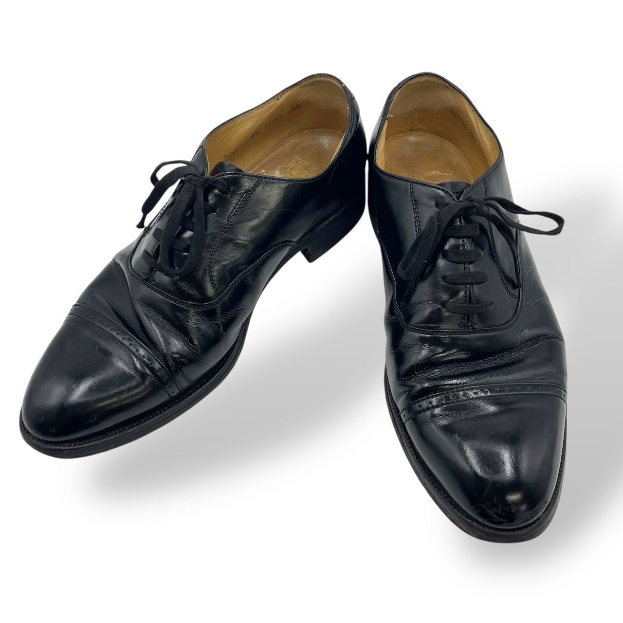 新品同様 BURBERRY ビジネスシューズ レザー ブラック レーズアップ 良品 BURBERRY バーバリー レザーシューズ ビジネスシューズ 革靴