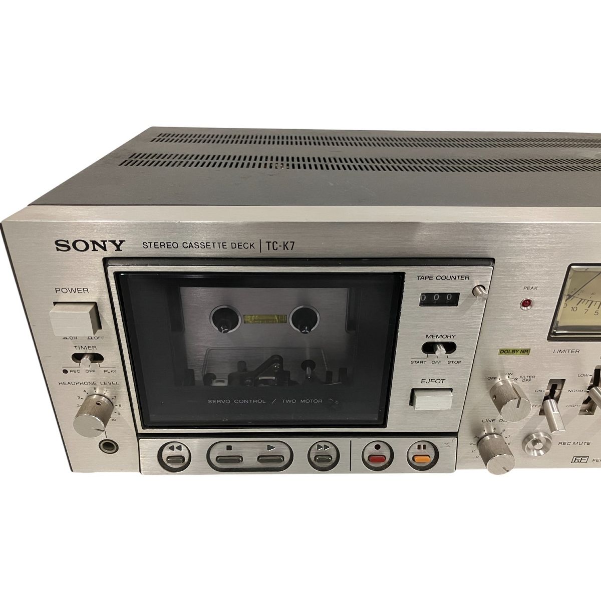 オーディオ機器 SONY TC-K7 ステレオカセットデッキ ソニー 音響 オーディオ ジャンク
