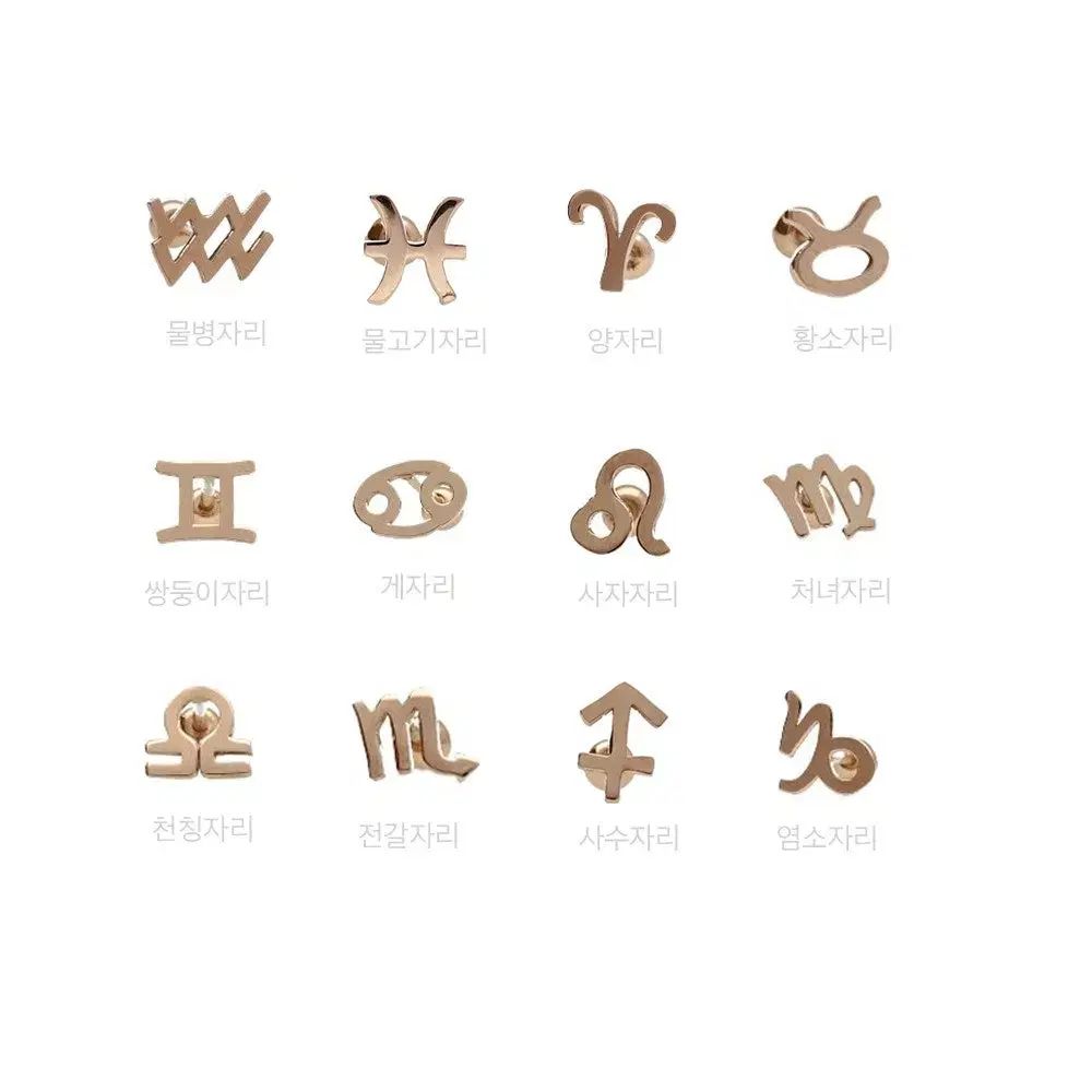 14 k 18 稼ごう 象形文字 ピアス