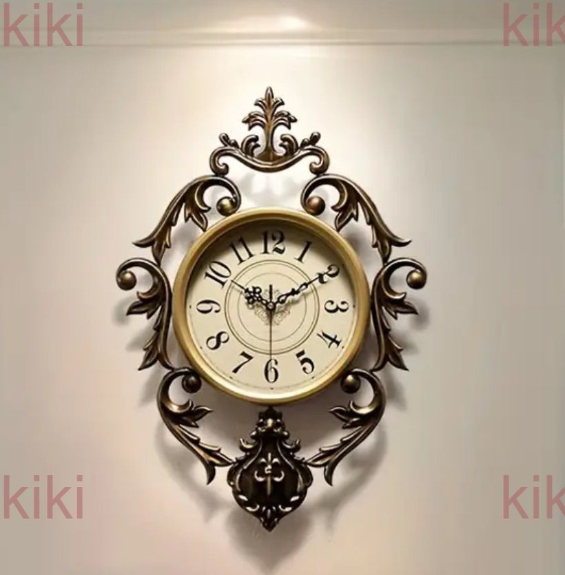 壁時計 壁掛け時計 掛け時計 寝室 芸術 装飾 創造的 リビングルーム 家の壁 時計 かけ時計 レトロな金属 レトロ お