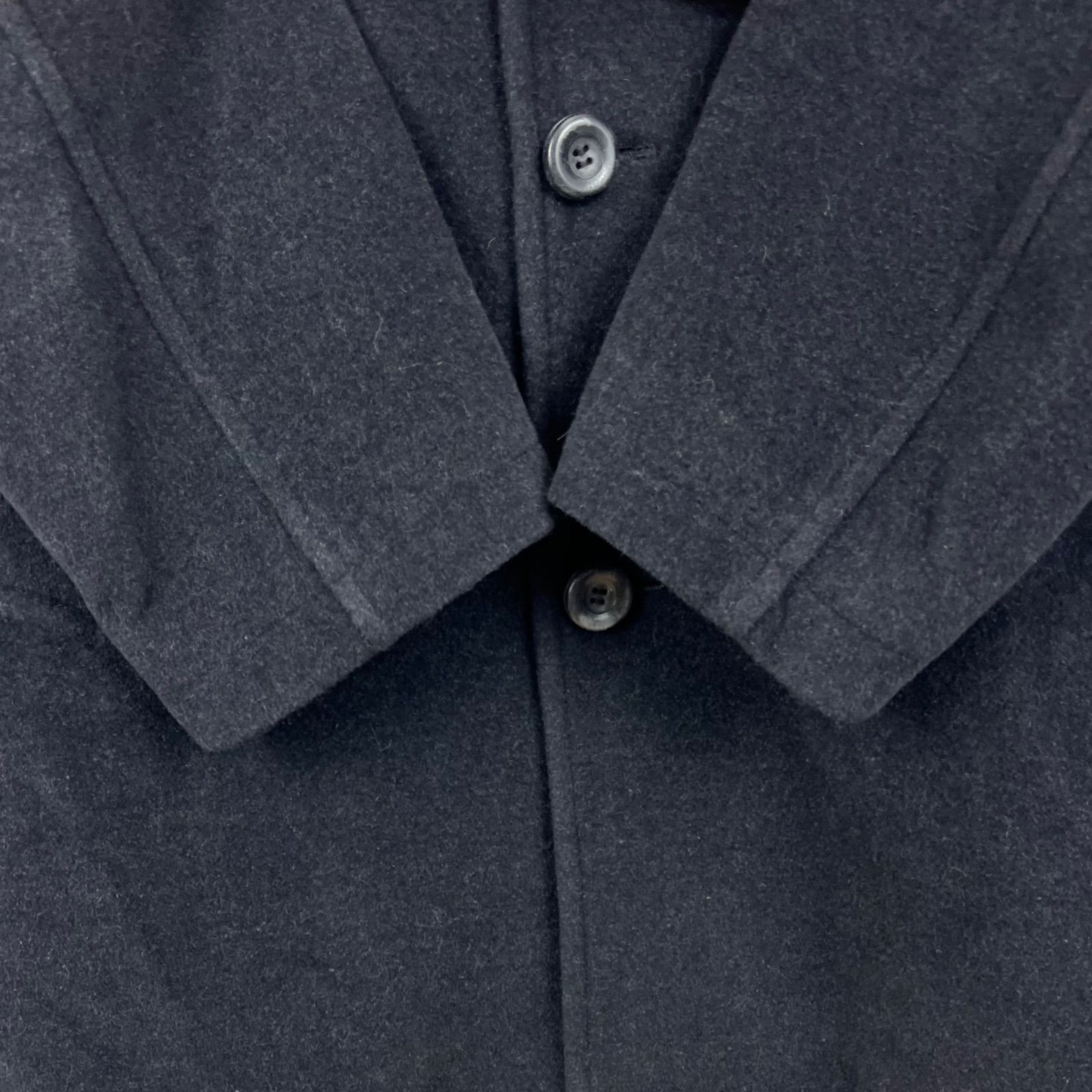 LANVIN collection 00s JAPAN archive angora wool shawl collar coat