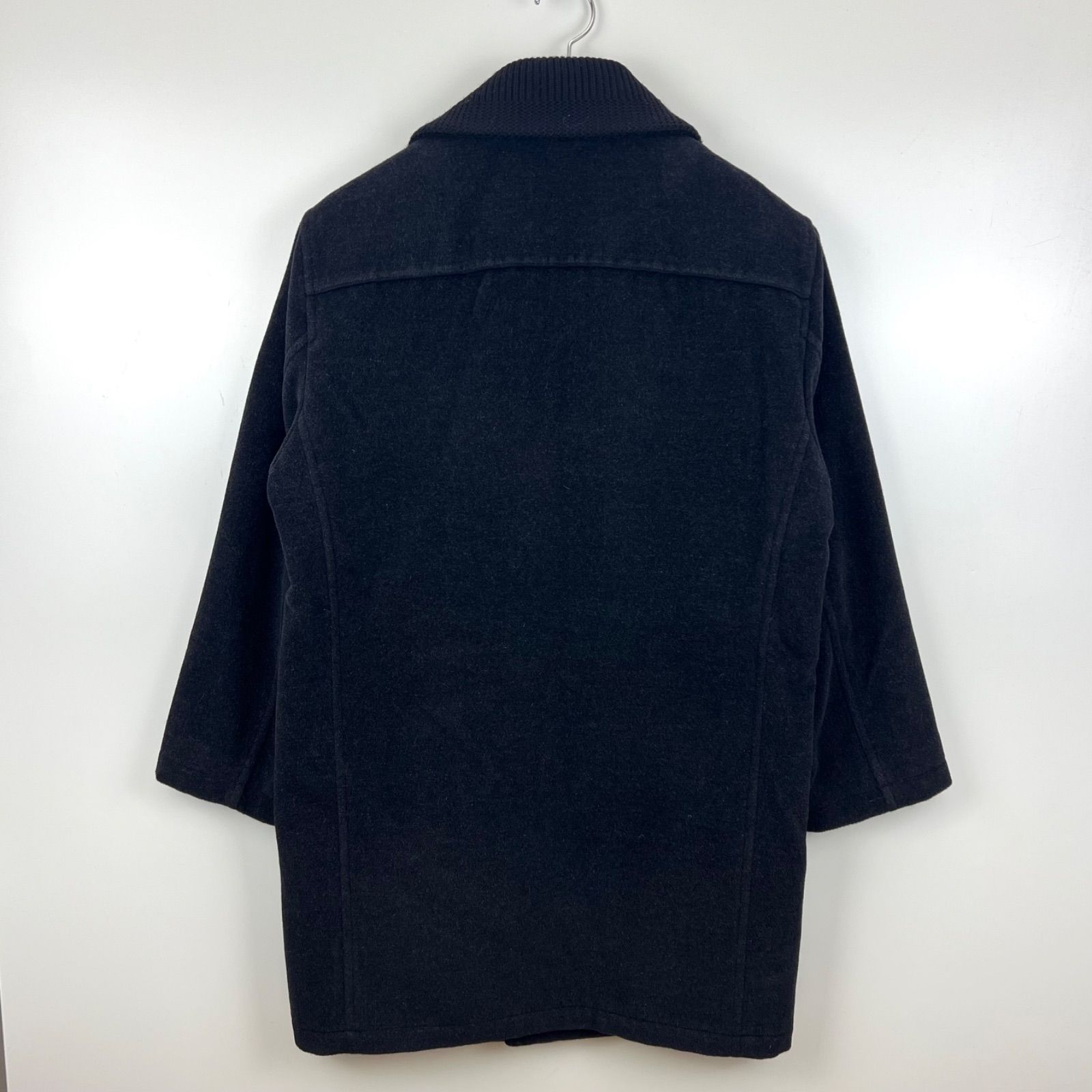 LANVIN collection 00s JAPAN archive angora wool shawl collar coat